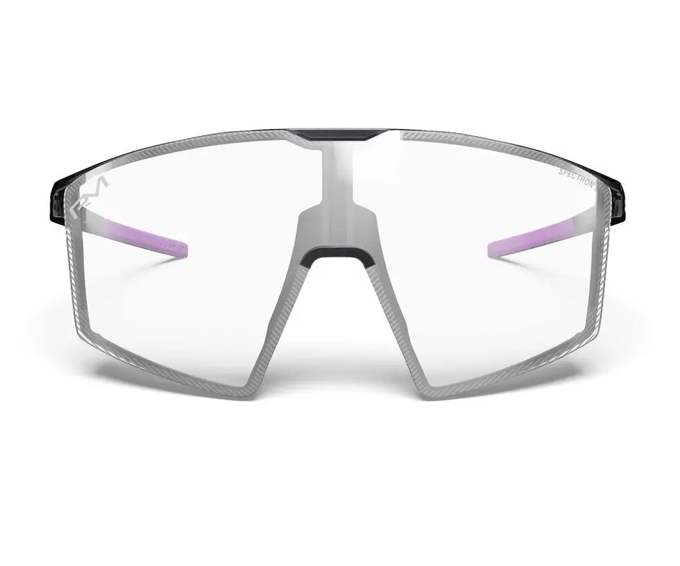 Edge Remy Metailler Glasses Black Translucent/Purple Photochromic Lens Reactiv 1-3 HC Series E FP0 #2